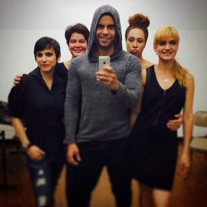 Parte del elenco "Delirio Furioso"